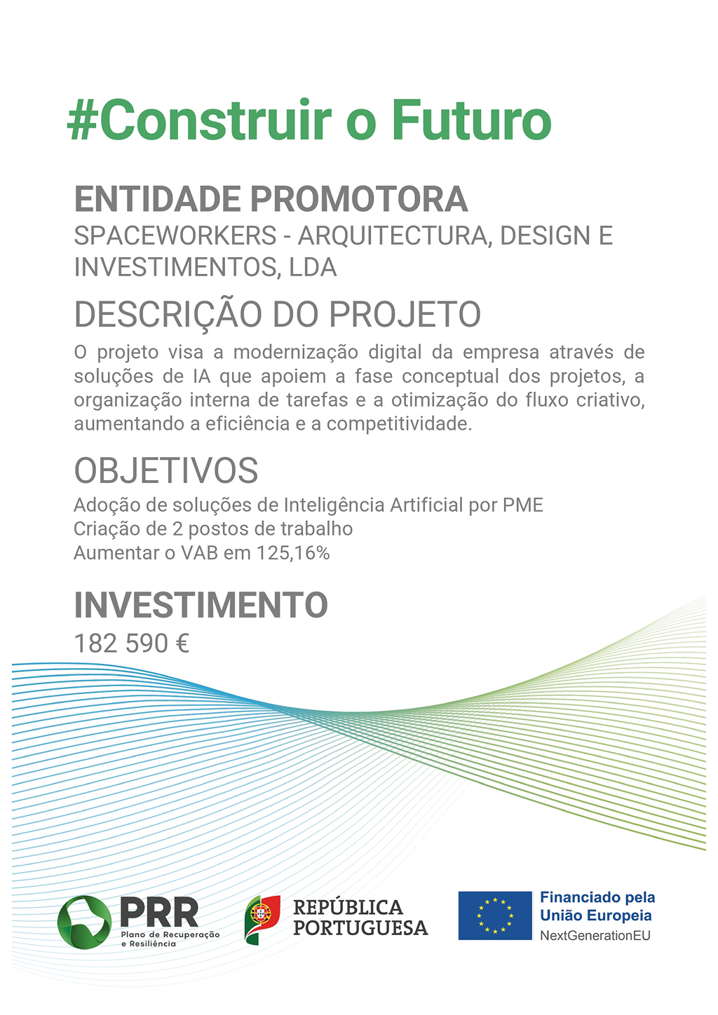 Cartaz do incentivo