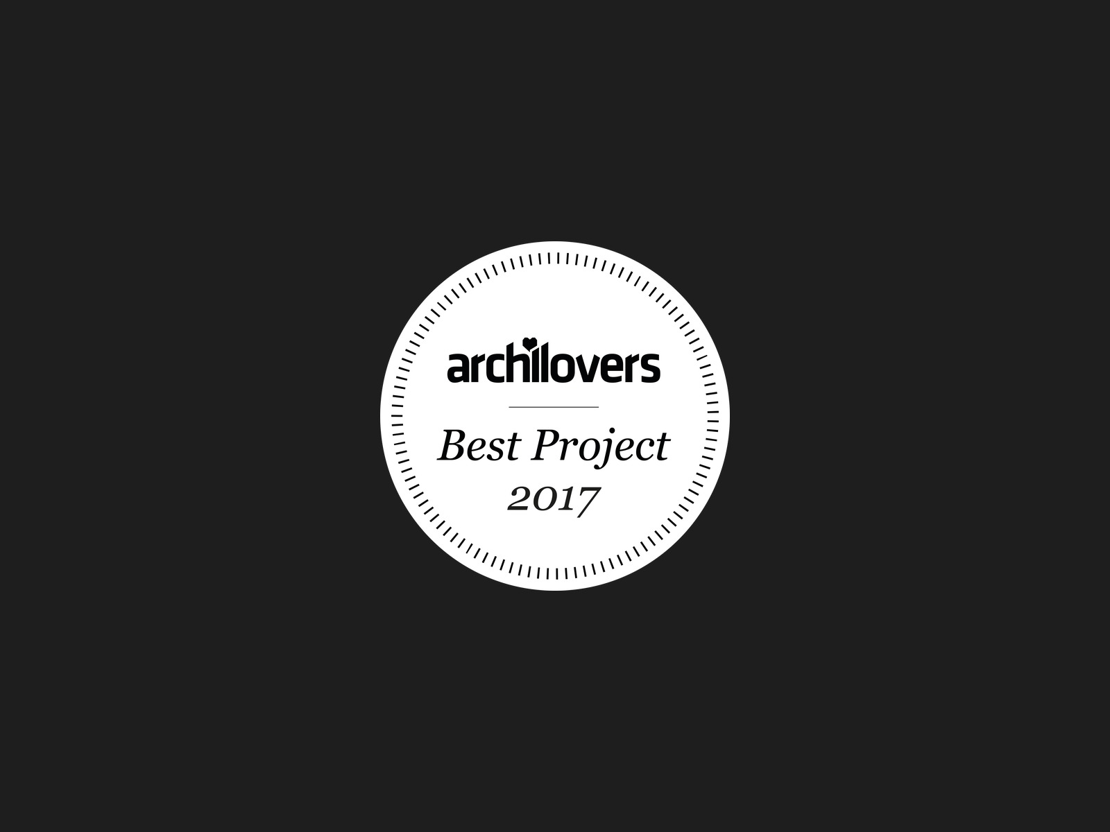 Archilovers Best Project 2017 seal