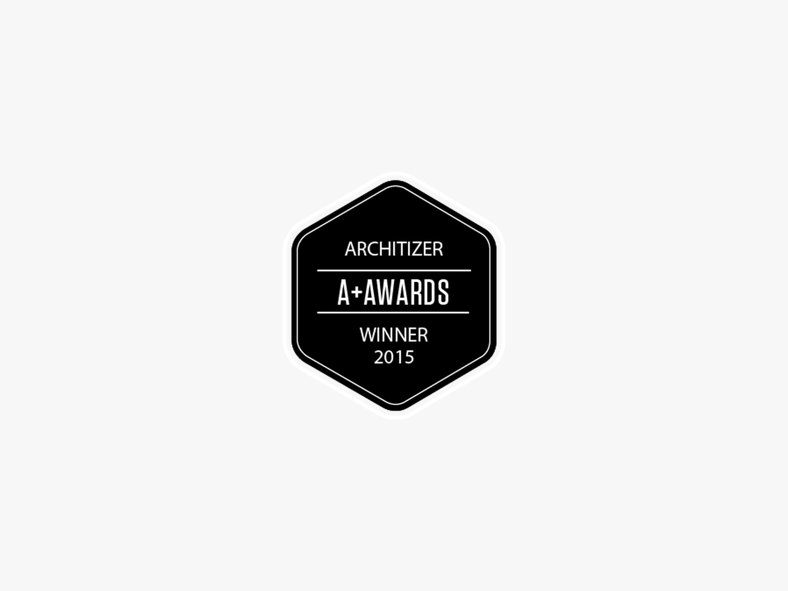 Architizer A+Awards 2015 Winner seal
