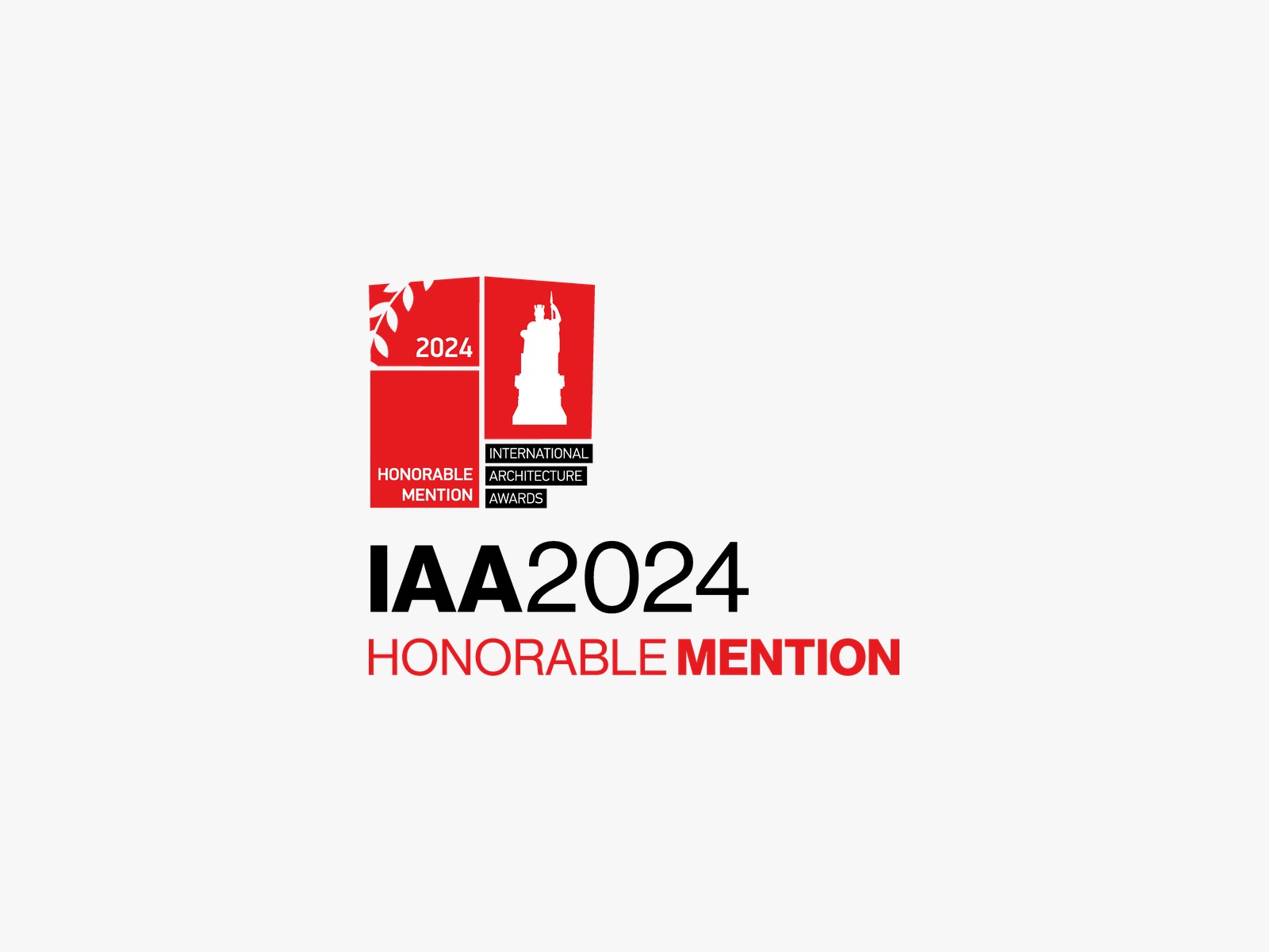 International Architecture Awards 2024 Honorable Mention seal