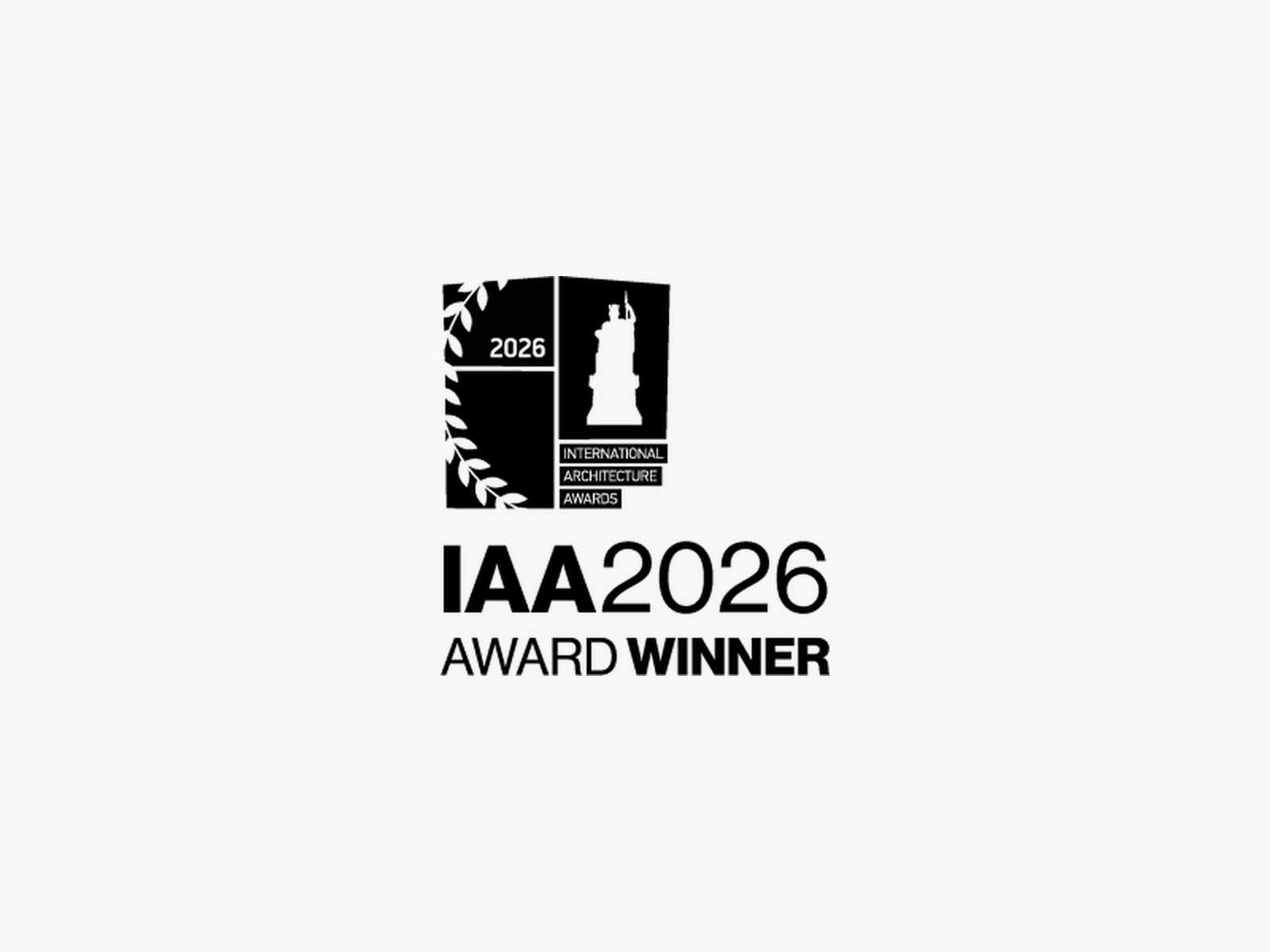 International Architecture Awards 2026 Award Winner seal