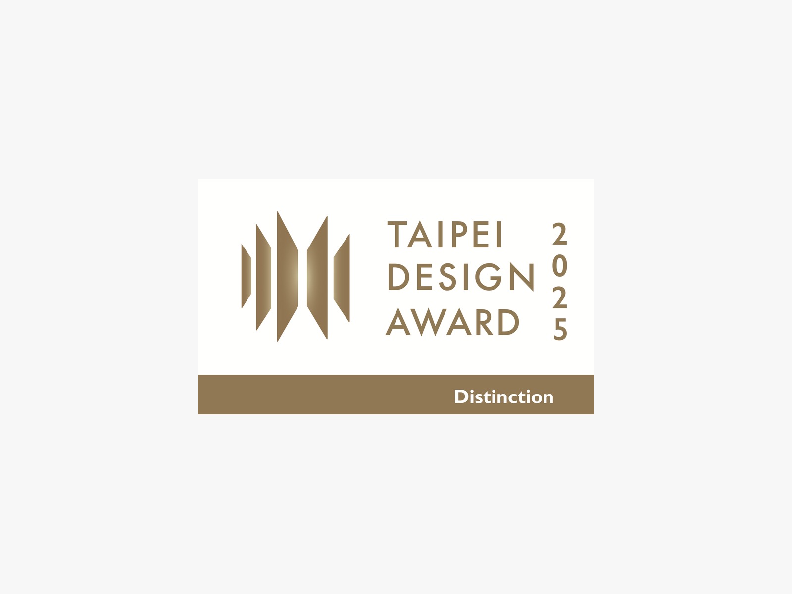 Taipei Design Award 2025 Distinction seal